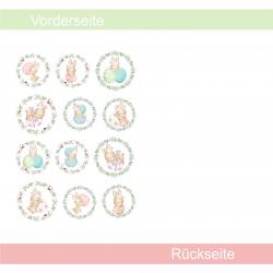 Osterhasenkränze - Designpapier